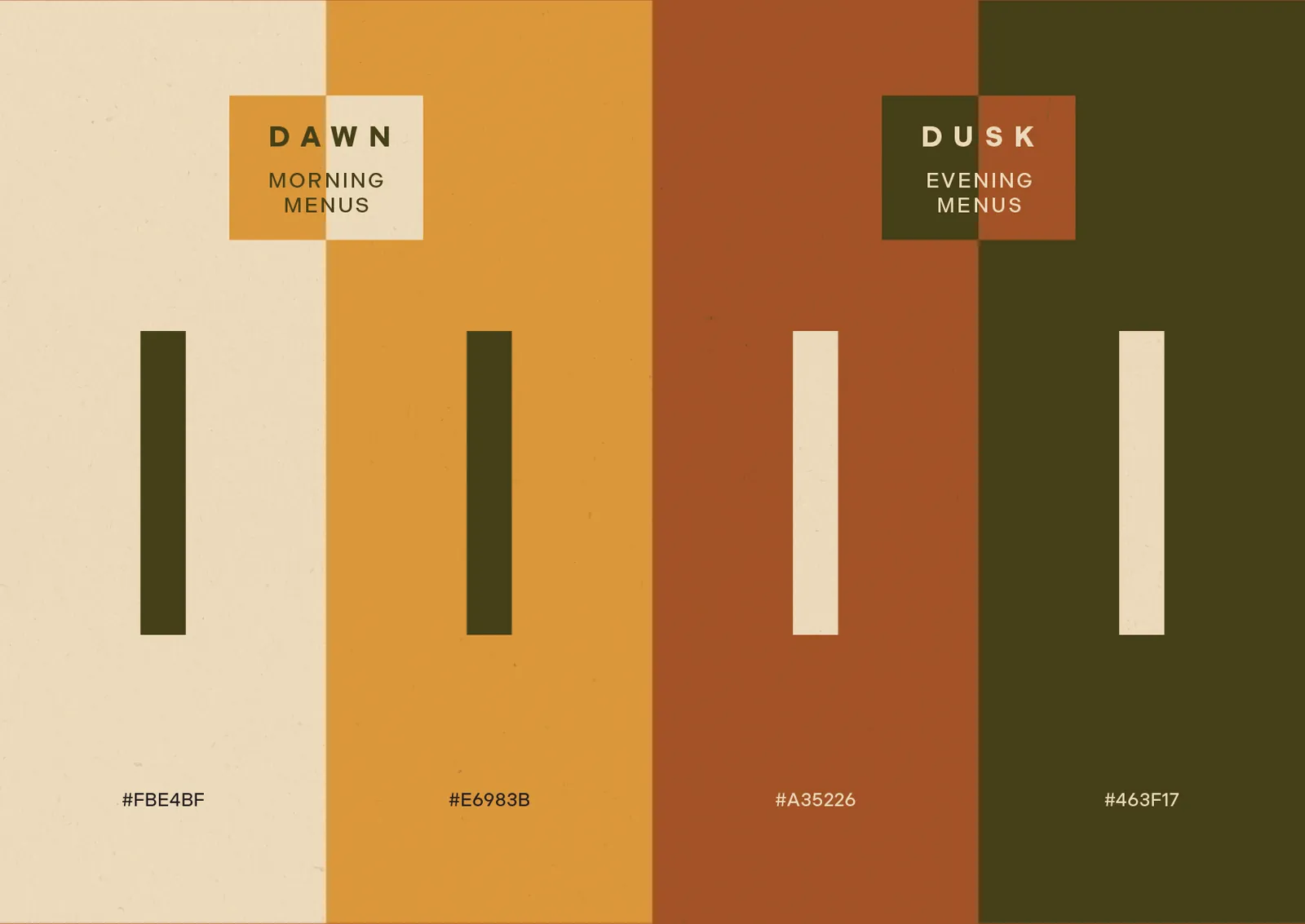 Harbor & Co. colour palette